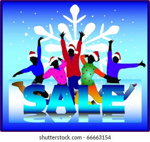 "xmas sale" banner