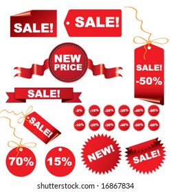 Xmas sale tags