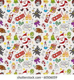 Xmas seamless pattern