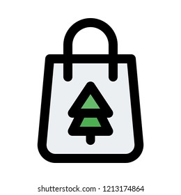Xmas shopping bag
