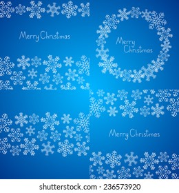 Xmas snowflakes background for Your design