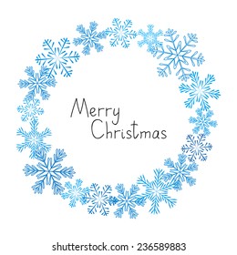 Xmas snowflakes background for Your design