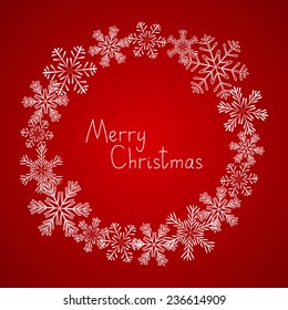 Xmas snowflakes background for Your design