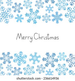 Xmas snowflakes background for Your design