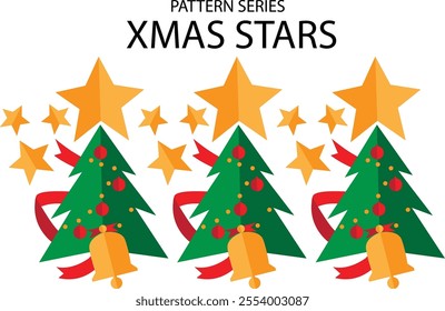 xmas stars pattern simple design
