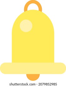 Xmas toy in bell form for decorate fir-tree vector