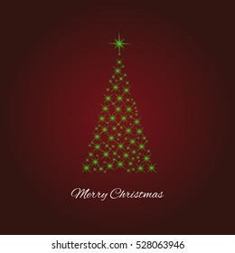 X-mas tree in abstract
