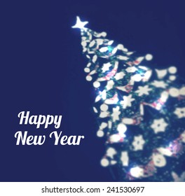 Xmas tree background new year