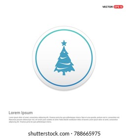 X-Mas Tree Icon Background icon template