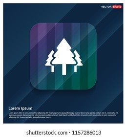 X-Mas Tree Icon - Free vector icon