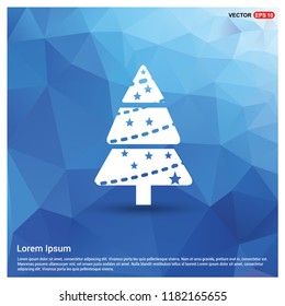 X-Mas Tree Icon - Free vector icon
