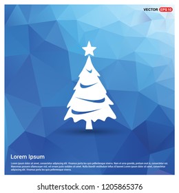 X-Mas Tree Icon - Free vector icon