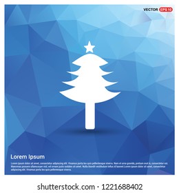 X-Mas Tree Icon - Free vector icon