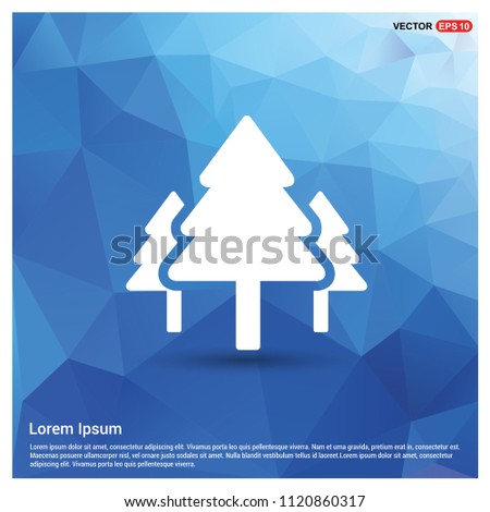 X-Mas Tree Icon - Free vector icon