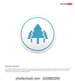 X-Mas Tree Icon Hexa White Background icon template