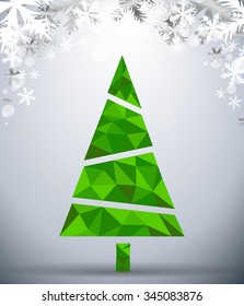Xmas tree made from triangles
