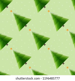 Xmas tree vector background pattern
