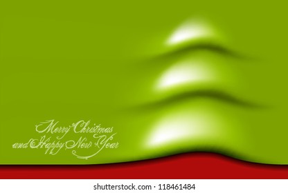 X-mas undercover tree card