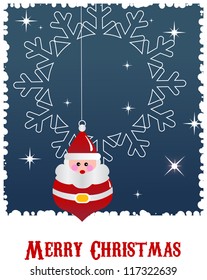 Xmas vector background with ornaments