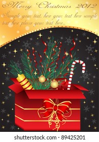 Xmas Vector Background Template Set