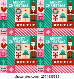 Xmas Wrapping paper icon collection2. Vector.