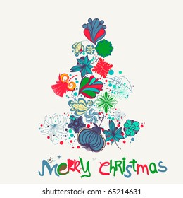 xmas-merry christmas tree