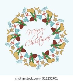 X-mass gifts circular pattern