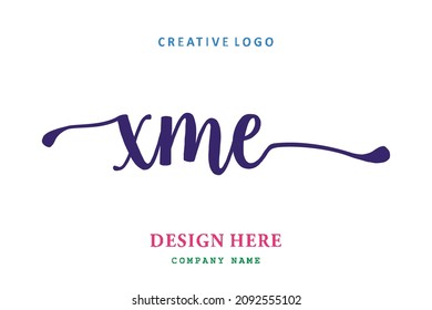 XME lettering logo is simple, easy to understand and authoritative