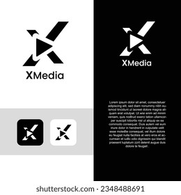 X-Media - Digital Media Logo Design Template