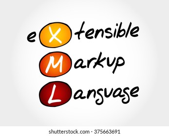XML - EXtensible Markup Language, Acronym Concept