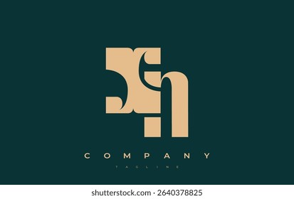 XN Abstract Geometric Logo Design. Modern and elegant logo design with simplistic typography elements, showcasing branding excellence.