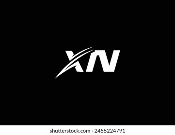 XN  creative latter logo design and initial logo