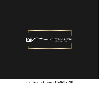 XN handwriting initial  logo vector