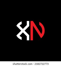 XN letter logo creative design with vector graphic