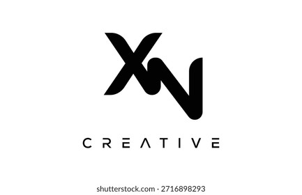 XN Letter Monogram Logo for Modern Creative Brand Identity