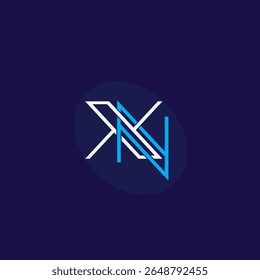 XN logo design. Creative logo for trendy identity.