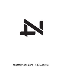 XN Logo Letter Vector Illustration