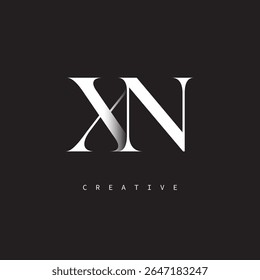 XN Monogram Logo Minimal Elegant Letter Mark para el lujo, la moda   Marcas creativas	
