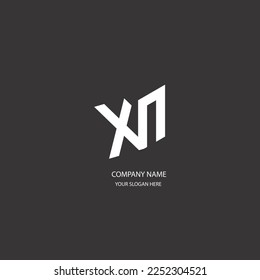 XN Simple Letters logo Design
