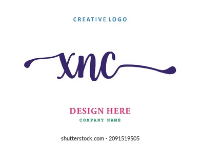 XNC lettering logo is simple, easy to understand and authoritative