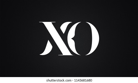 XO Letter Logo Design Template Vector