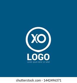 XO logo template. XO company linked letter logo concept. Designed for your web site design, logo, app, UI.XO initial logo design. corporate or identity logotype.