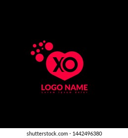 XO logo template. XO company linked letter logo concept. Designed for your web site design, logo, app, UI.XO initial logo design. corporate or identity logotype.