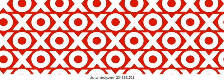 Xo xo xo seamless pattern. Happy Valentine day seamless pattern. Merry Christmas. Happy New Year. Holiday wrapping seamless pattern with text. White snow letters and character text on red background