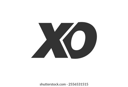 XO Techno Editable Font Logo For Corporate Branding. Bold, Futuristic Design With Unique Typographic Ideas. Minimal Custom Type And Dynamic Letter Variations For Promotion, Printing, And Book Titles