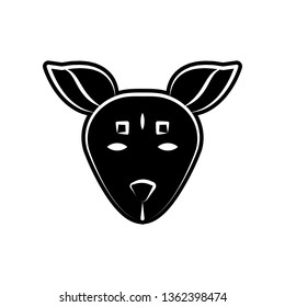 Xoloitzcuintle icon. Element of dia de muertos for mobile concept and web apps icon. Glyph, flat icon for website design and development, app development