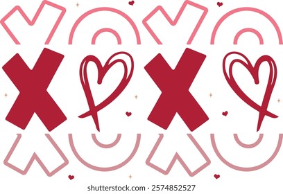 Xoxo, Happy Valentine's Day design, Retro Boho Valentine, Retro Valentine Png, Boho Self Care, Boho Motivational, Boho Self Love, Inspirational Shirts, Hearts Love Design, Trendy Design