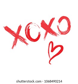 Xoxo Heart Images Stock Photos Vectors Shutterstock
