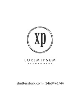 XP Initial beauty monogram logo vector