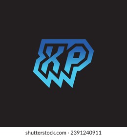 XP initial inspiration logo design esport and gaming clan ideas